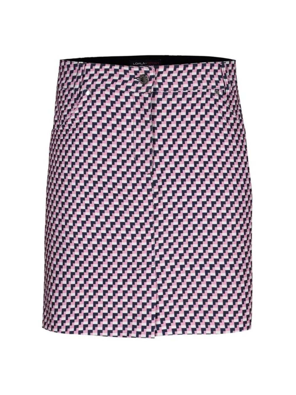 NEW Lohla * Sport - Madison Print Skort - Size 8 Navy Blue Pink White Golf Skirt